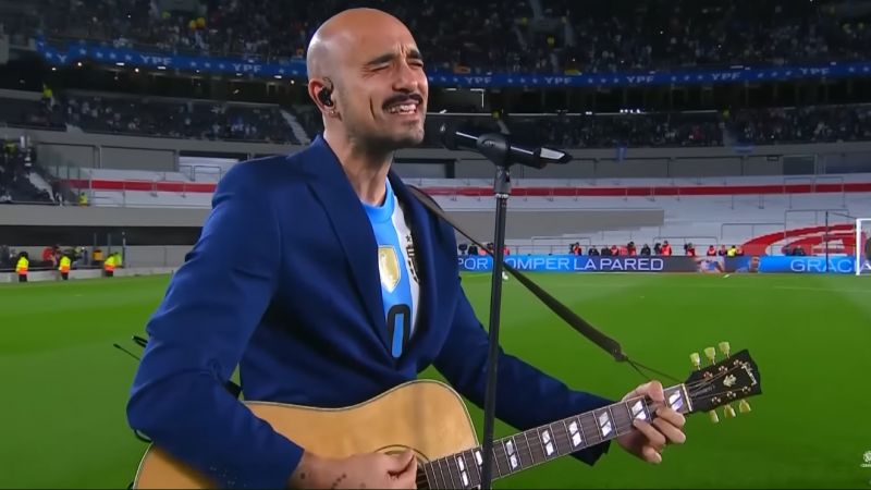 El mal momento que vivió Abel Pintos en el partido de Argentina: qué le pasó
